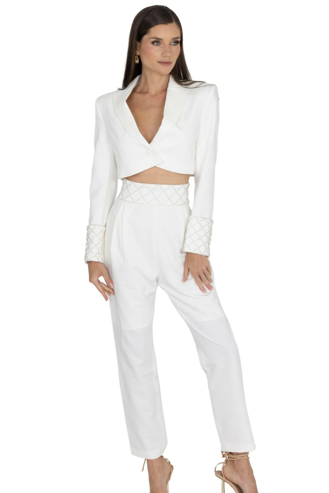 Orchid White Blazer