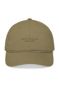 Organic Cotton  Don't Touch The Art Embroidered Baseball Cap
