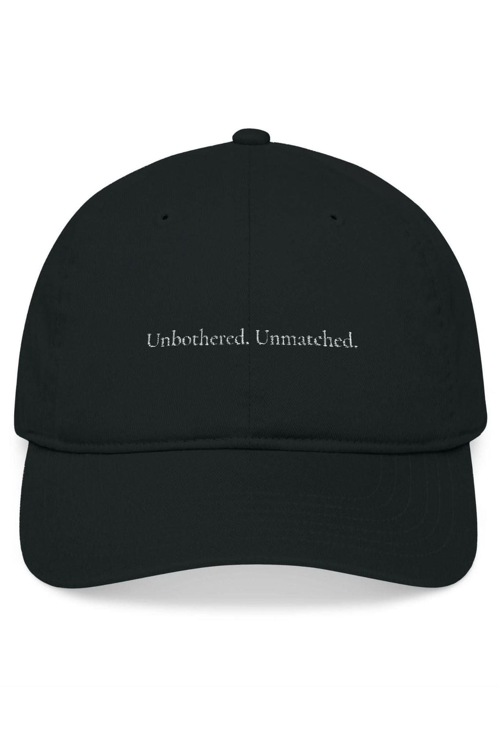Organic Cotton  Embroidered Baseball Cap