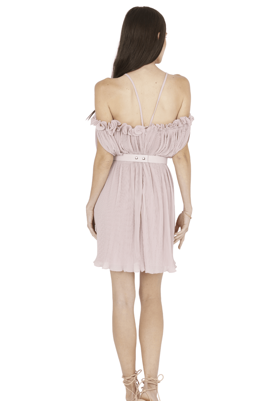 Oriella Sleeveless Mini Dress (Pink)
