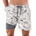 Men’s Premium Compression-Lined Hybrid Shorts – Secret Garden