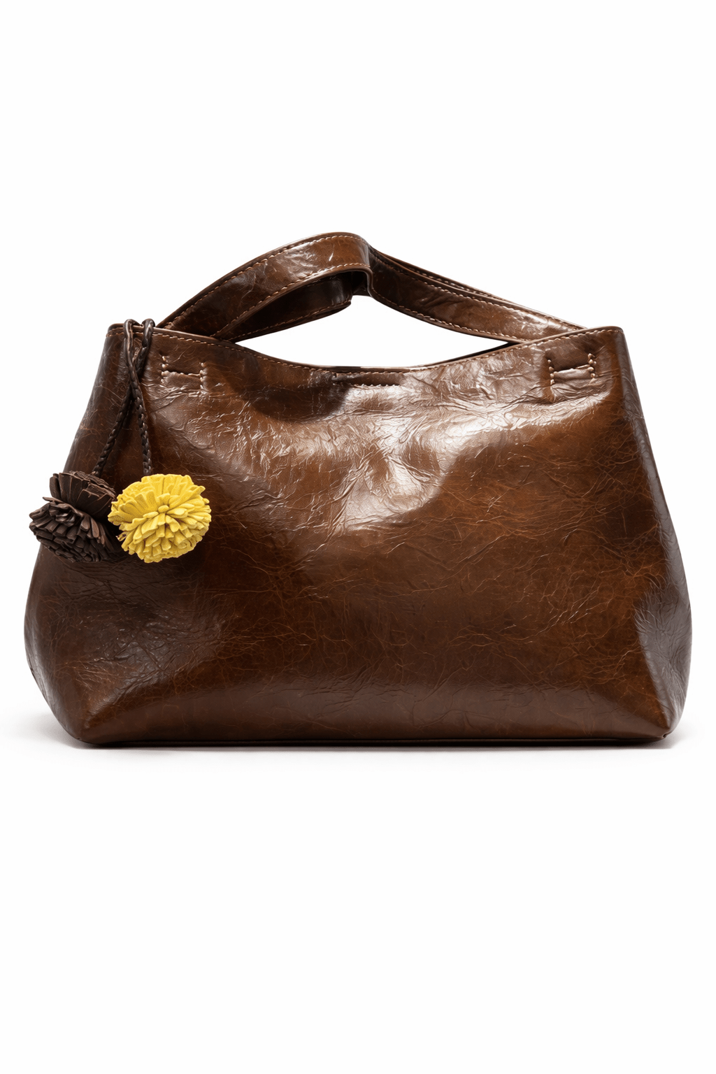 Sienna Mini Carry Bag – Caramel Brown Mini Handbag for Everyday & Going Out Outfits